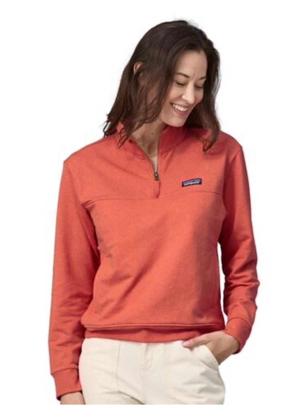 Patagonia Coral Half-Zip Pullover Sweatshirt